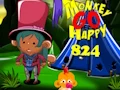 Игра Monkey Go Happy Stage 824 онлајн
