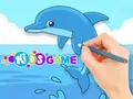 Игра Coloring Book: Cute Dolphin онлајн