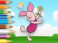 Игра Coloring Book: Piglet Holds Toy Windmill онлајн