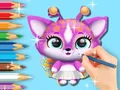 Игра Coloring Book: Cute Fluvsies онлајн