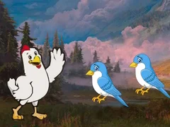 Игра Hen Meet the Buddy онлајн