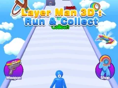 Игра Layer Man 3d Run Collect онлајн