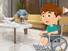 Игра Help the Disability Boy онлајн