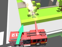 Игра Fire Truck Rescue Driving онлајн