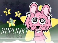 Игра Sprunki Night Time 2 онлајн