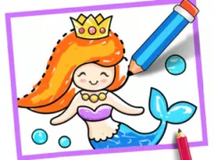Игра Toddler Drawing: Mermaid онлајн