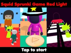 Игра Squid Sprunki Game Red Light онлајн