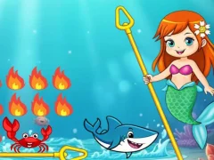 Игра Princess vs Shark онлајн