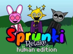 Игра Sprunki Retake: Human Edition онлајн