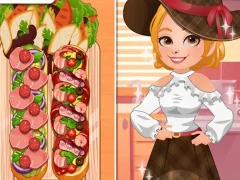 Игра Roxie's Kitchen French Bread Pizza онлајн