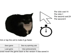 Игра Spinning Cat Clicker онлајн