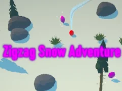 Игра Zigzag Snow Adventure онлајн