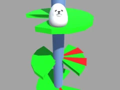 Игра Eggdog Helix Jumper онлајн