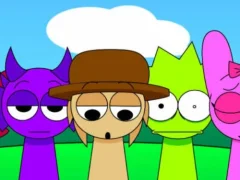 Игра Sprunki Pyramixed - Finished Animations онлајн