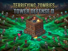 Игра Terrifying Zombies Tower Defense II онлајн
