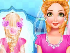 Игра Princess wedding hairstyle онлајн