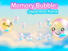 Игра Memory Bubble: Japanese Kana онлајн