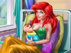 Игра Princess Mermaid Mommy Birth онлајн