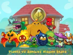 Игра Plants Vs Zombies Hidden Stars онлајн