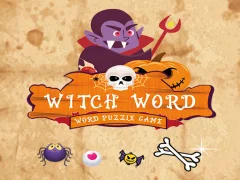 Игра Witch Word Halloween Puzzel Game онлајн