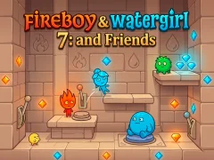 Игра Fireboy & Watergirl 7: and Friends онлајн