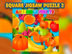 Игра Square jigsaw Puzzle 2 - Assemble Fruits онлајн