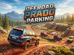 Игра Offroad Prado Parking онлајн