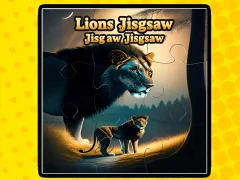 Игра Lions Jigsaw Jigsaw онлајн