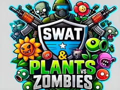 Игра SWAT & Plants vs Zombies онлајн