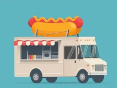 Игра Food Trucks Jigsaw онлајн