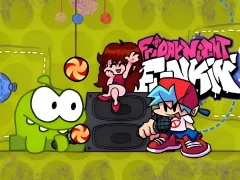Игра Friday Night Funkin VS Om Nom from Cut The Rope онлајн