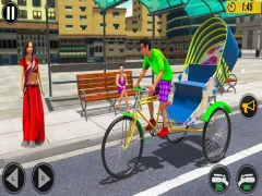 Игра Bicycle Tuk Tuk Aauto Rickshaw New Driving онлајн