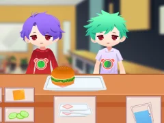 Игра Burger Rush Restaurant онлајн