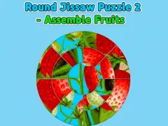 Игра Round jigsaw Puzzle 2 - Assemble Fruits онлајн