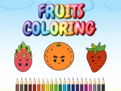 Игра FRUITS COLORING онлајн
