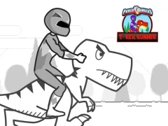 Игра Power Rangers T-Rex Runner онлајн