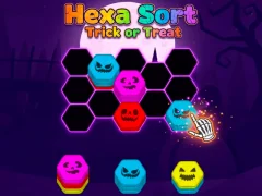 Игра Hexa Sort Trick or Treat онлајн
