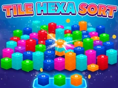 Игра Tile Hexa Sort онлајн