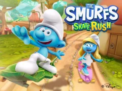 Игра The Smurfs Skate Rush онлајн