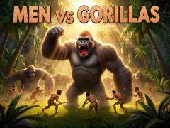 Игра Men Vs Gorillas онлајн