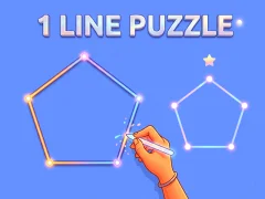 Игра 1 Line Puzzle онлајн