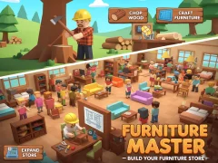 Игра Furniture Master – Build Your Furniture Stor онлајн