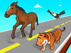 Игра Animal Transform Race онлајн