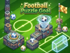 Игра Football Puzzle Goal онлајн