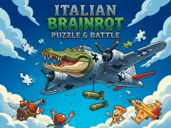 Игра Italian Brainrot: Puzzle & Battle онлајн