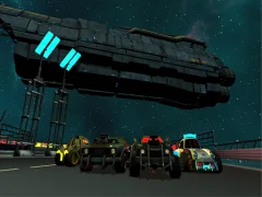 Игра Moon Car Stunt онлајн