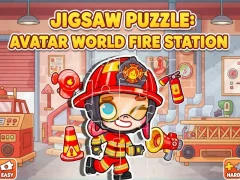 Игра Jigsaw Puzzle: Avatar World Fire Station онлајн