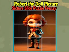 Игра Robert the Doll Picture Slide Puzzle Frenzy онлајн