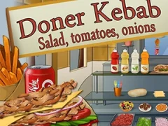 Игра Doner Kebab Salad, Tomatoes, Onions онлајн