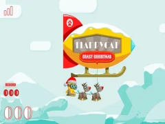 Игра FlappyCat Crazy Christmas онлајн